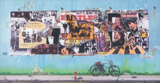 The Beatles Anthology Cover collage